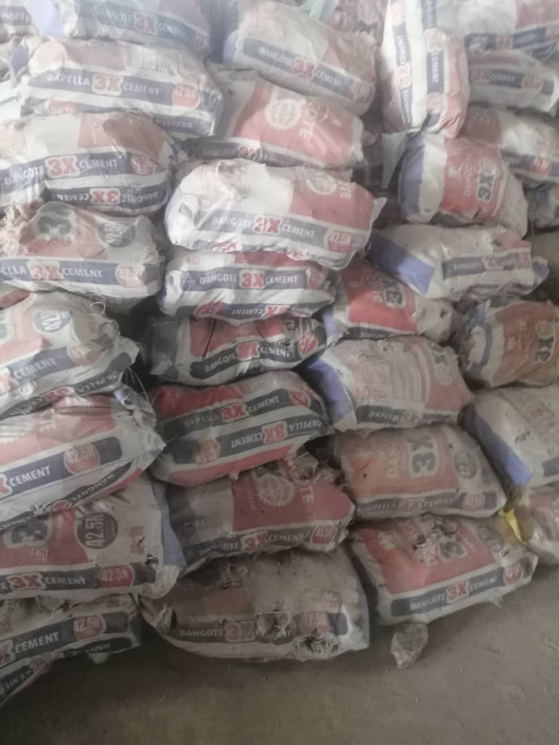 Bagged lithium ready for loading